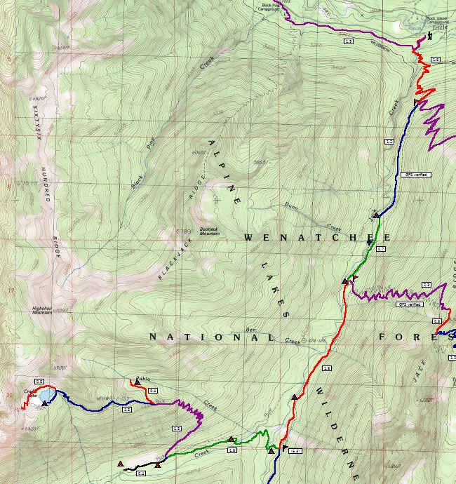 Jack Creek Map